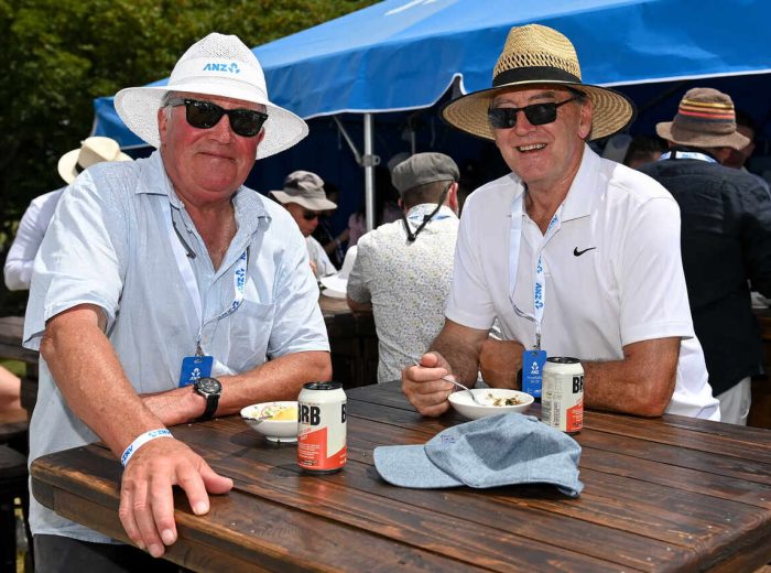 ANZ
corporate marque on grounds on the first day of the first cricket test between New Zealand and England at Hagley Oval in Christchurch, New Zealand. Thursday, Nov. 28, 2024. © Copyright photo: John Davidson / www.photosport.nz