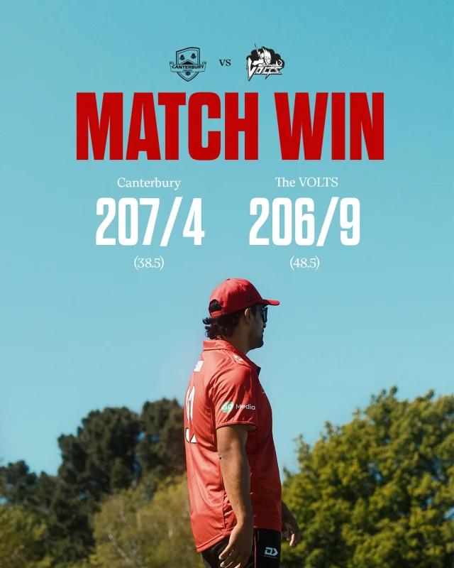 Canterbury Men win by 6 wicketsWhat a way to start the 25/26 Ford Trophy Campaign and what a day for Canterbury#canterburykings