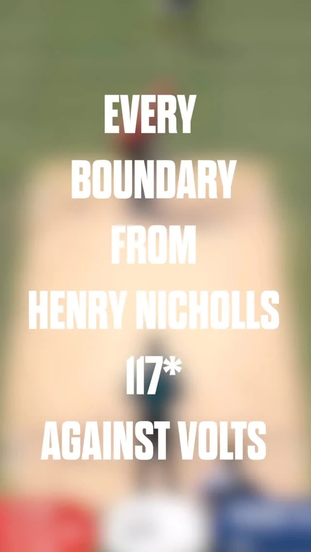 Every boundary from @henrynicholls27 117 not out vs The Volts on SaturdayGreat way to start off the captaincy 🔥🙌#canterburykings
