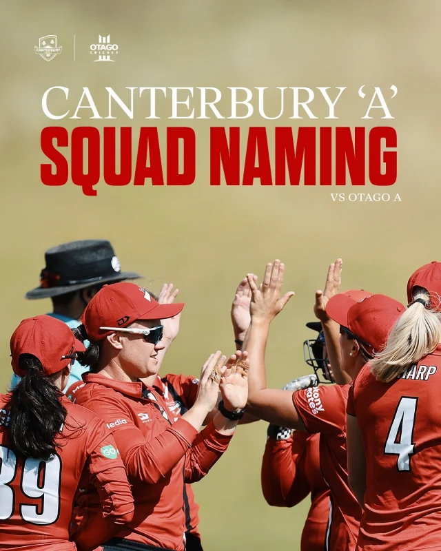 Canterbury Women’s ‘A’ squad to take on Otago Women’s ‘A’ at Hagley on the 4th + 5th of November#canterburymagicians