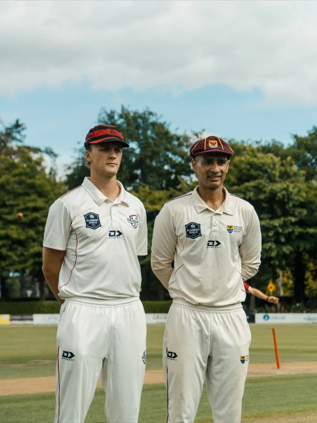 First Day of the Plunket Shield is underway at Mainpower Oval ❤️🖤#canterburykings