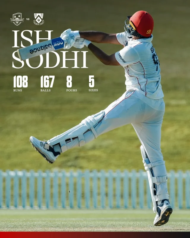 @ic3_odi and @_seandavey bringing up 3 figures to get us to 501/7 before we declaredWhat can’t they do 🔥🔥#canterburykings📸 - @photosportnz