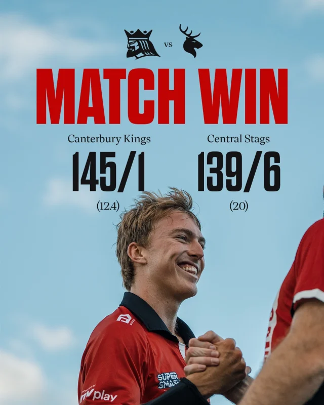 Clinical W in Nelson for the KingsOnto the Brave on the 8th of January 🔥#canterburykings