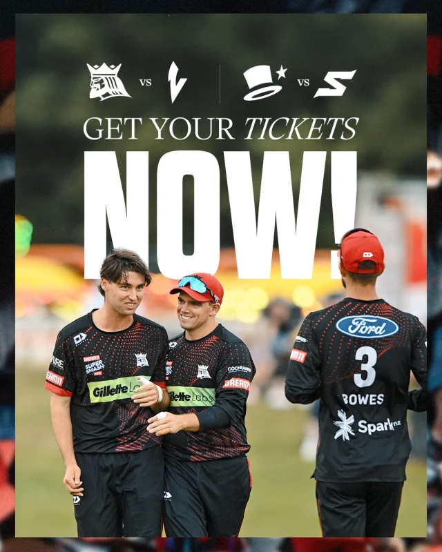 Tomorrow!Get your tickets and watch the Kings and Mags take on the Volts and Sparks tomorrow 💥#canterburycricket