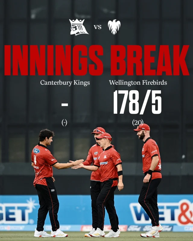 The Canterbury Kings need 179 to win 👊#canterburykings📸 @photosportnz