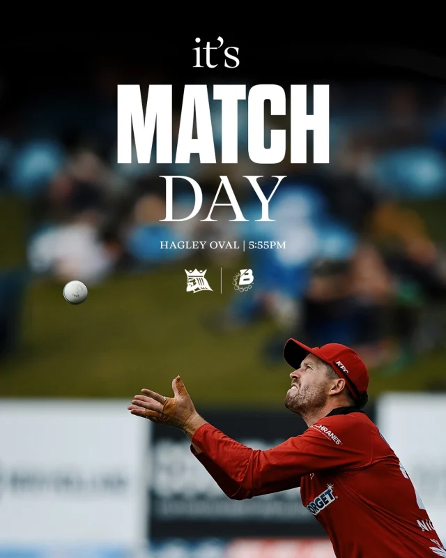 Today is the Day5:55pm First Ball in the Super Smash Grand Final!
#canterburykings📸 @photosportnz