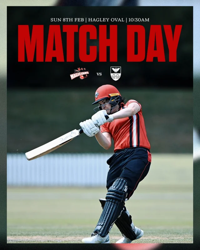 Back out to Hagley for the Magicians to face ND today 👊#canterburymagicians