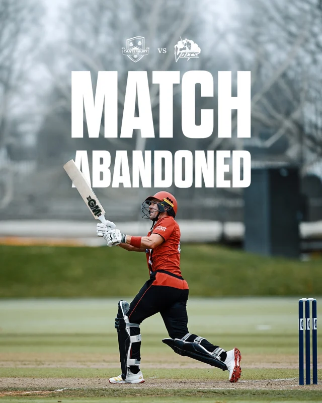 Today’s match vs the Volts has been abandoned
Looking forward to RD9 this Friday vs Wellington#canterburykings