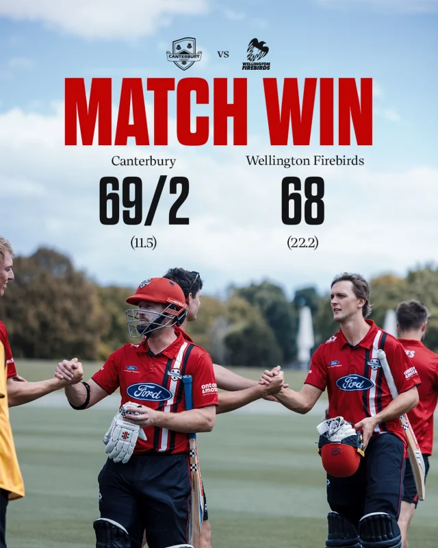 Convincing Win over the Firebirds, securing our place in the Ford Trophy Grand Final 💥#canterburykings