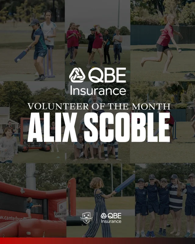 QBE & Canterbury Cricket are proud to present the QBE Volunteer of the Month!Today we’d like to recognise one of the driving forces behind it all at North West Youth Cricket — Alix Scoble 👏From helping the North West 1st XI prepare for the season ahead to supporting every team across the club, Alix has gone above and beyond. While many volunteers are able to pause for a well-earned breath at this time of year, Alix has been hard at work making sure everything is ready to go.Her dedication, organisation and commitment to our players and families does not go unnoticed. Thank you, Alix, for everything you do for North West — we’re lucky to have you on the team!#canterburycricket