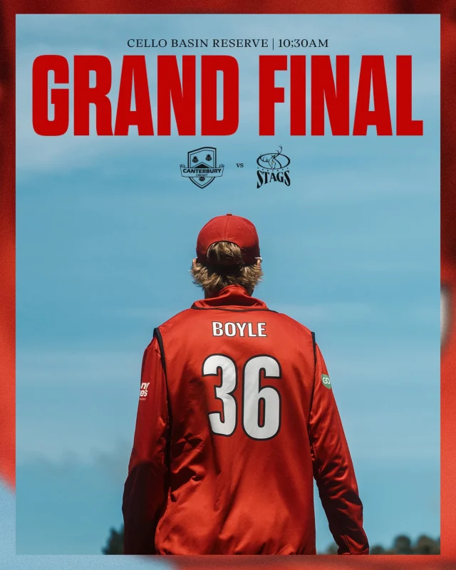 Stage is set for the Ford Trophy Grand FinalCanterbury vs Central#canterburycricket