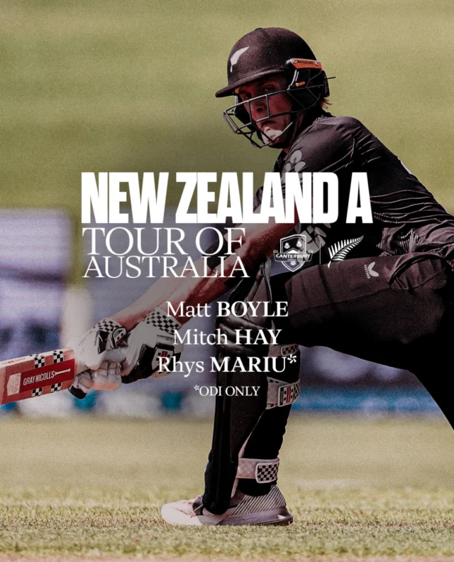 3 Canterbury Men selected for the upcoming tour of Australia with New Zealand A 👏#canterburykings
