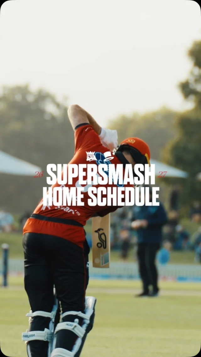 Your Super Smash Home Schedule for 2026/2027!!!#canterburycricket