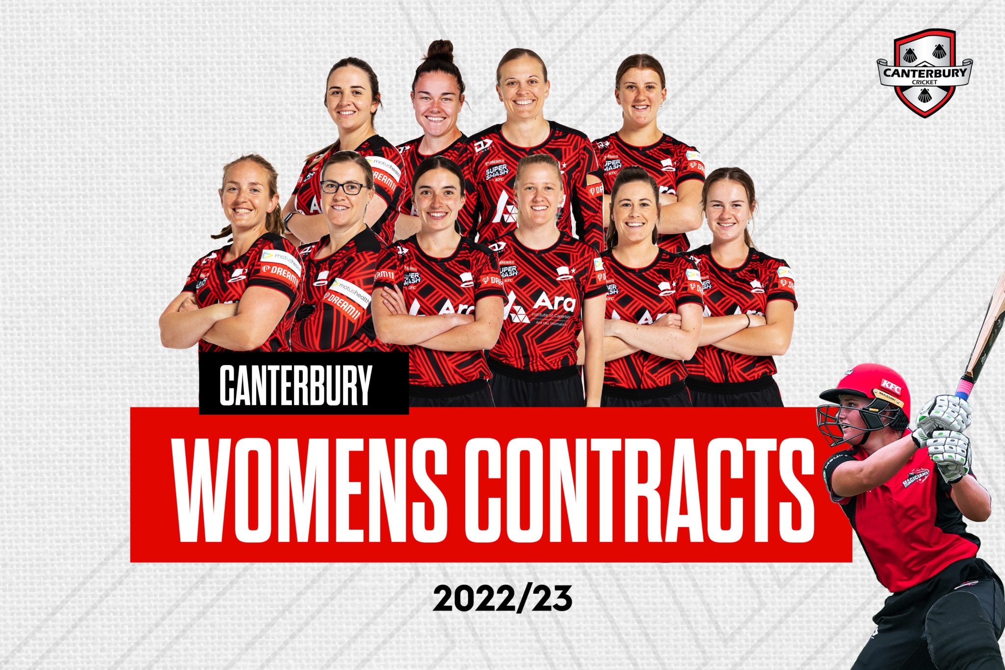 CANTERBURY NAME FIRST ROUND OF WOMEN'S CONTRACTS - Canterbury Cricket